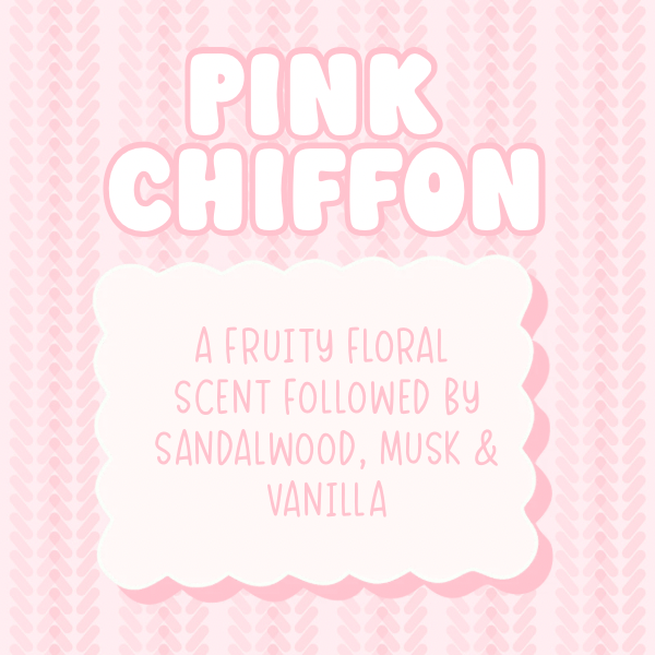 Pink Chiffon Inspired Scented Aroma Beads