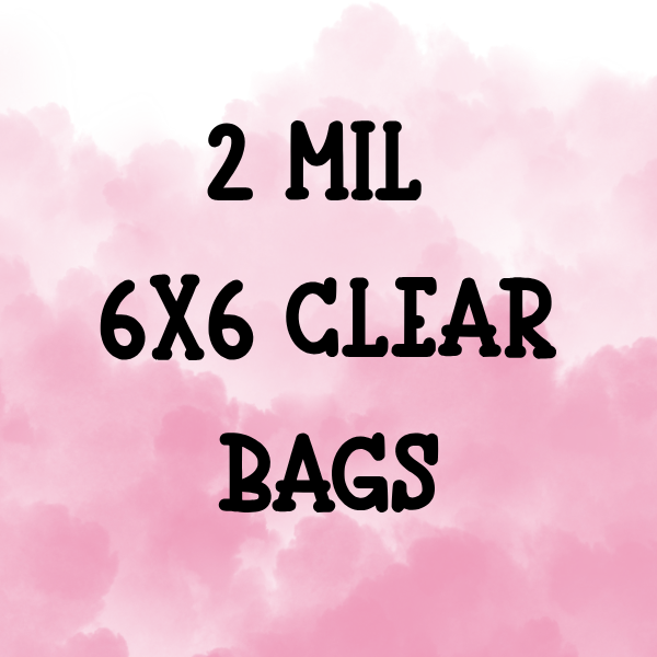 2 MIL 6x6 Clear Bags (100pc)