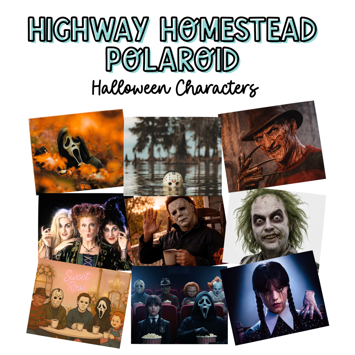 Highway homestead Polaroid
