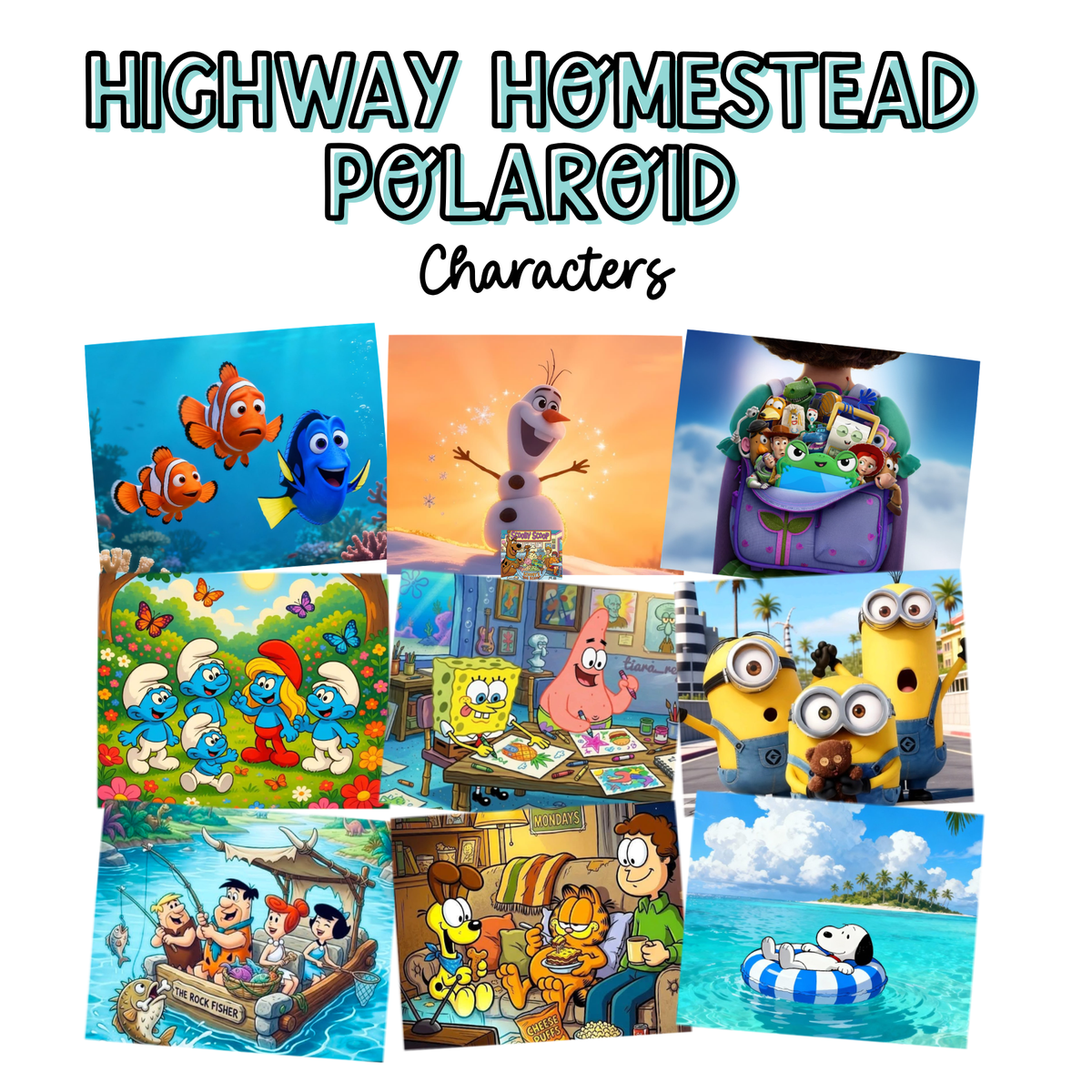 Highway homestead Polaroid