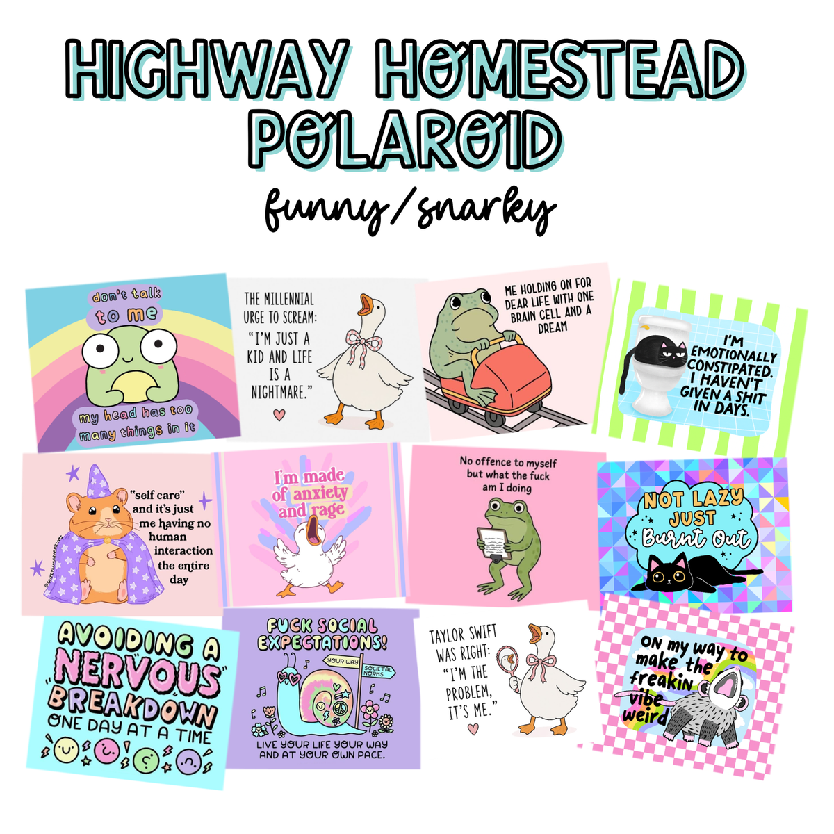 Highway homestead Polaroid