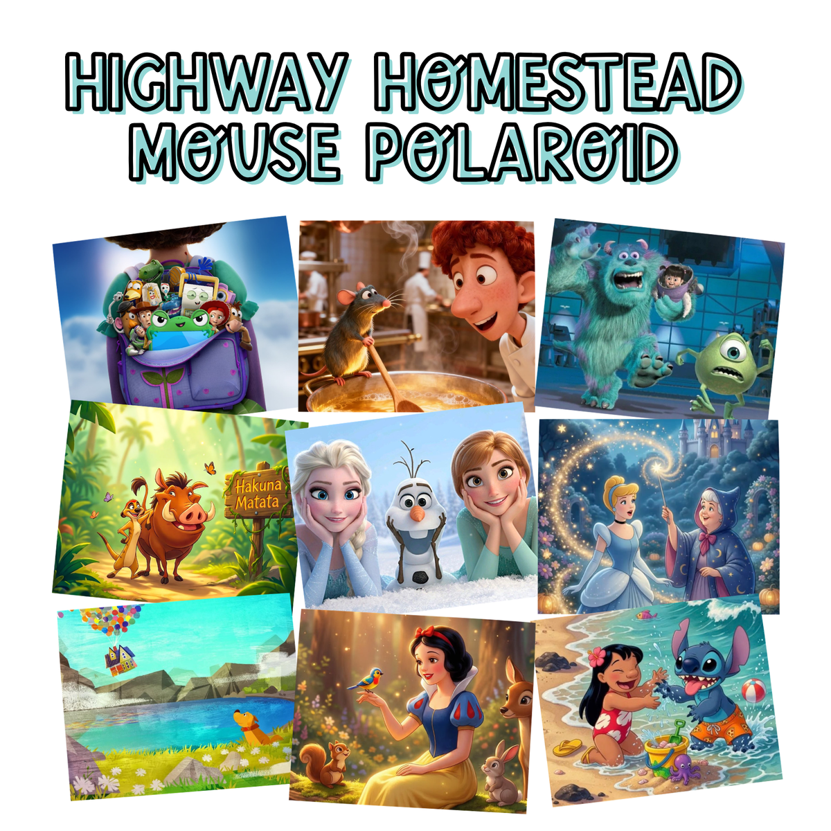 Highway homestead mouse Polaroid