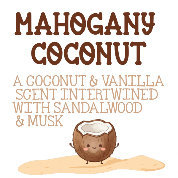 Mahogany Coconut Inspired Scented Aroma Beads