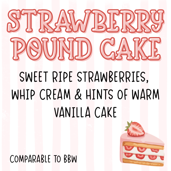 Strawberry Pound Cake