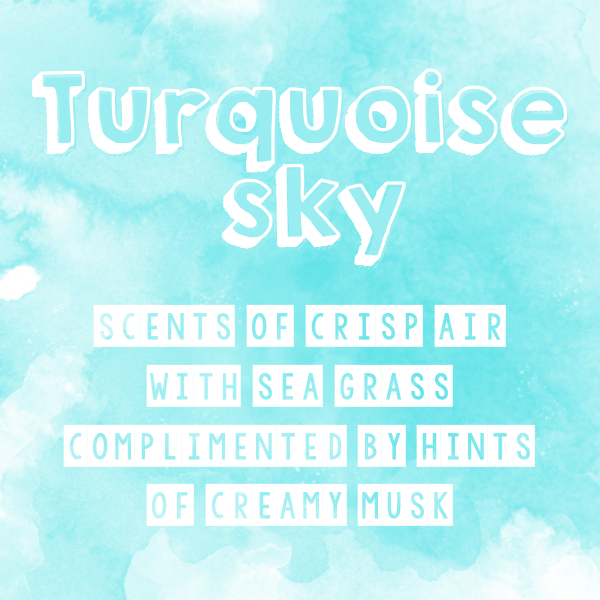 Turquoise Sky Inspired Scented Aroma Beads