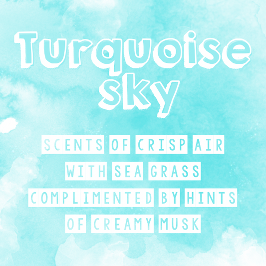Turquoise Sky Inspired Scented Aroma Beads